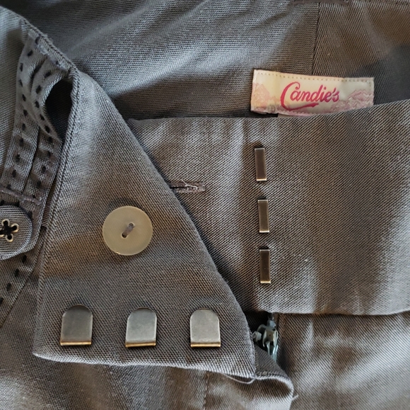 Candie's Gray Pants Trousers Size 5 - Picture 6 of 7
